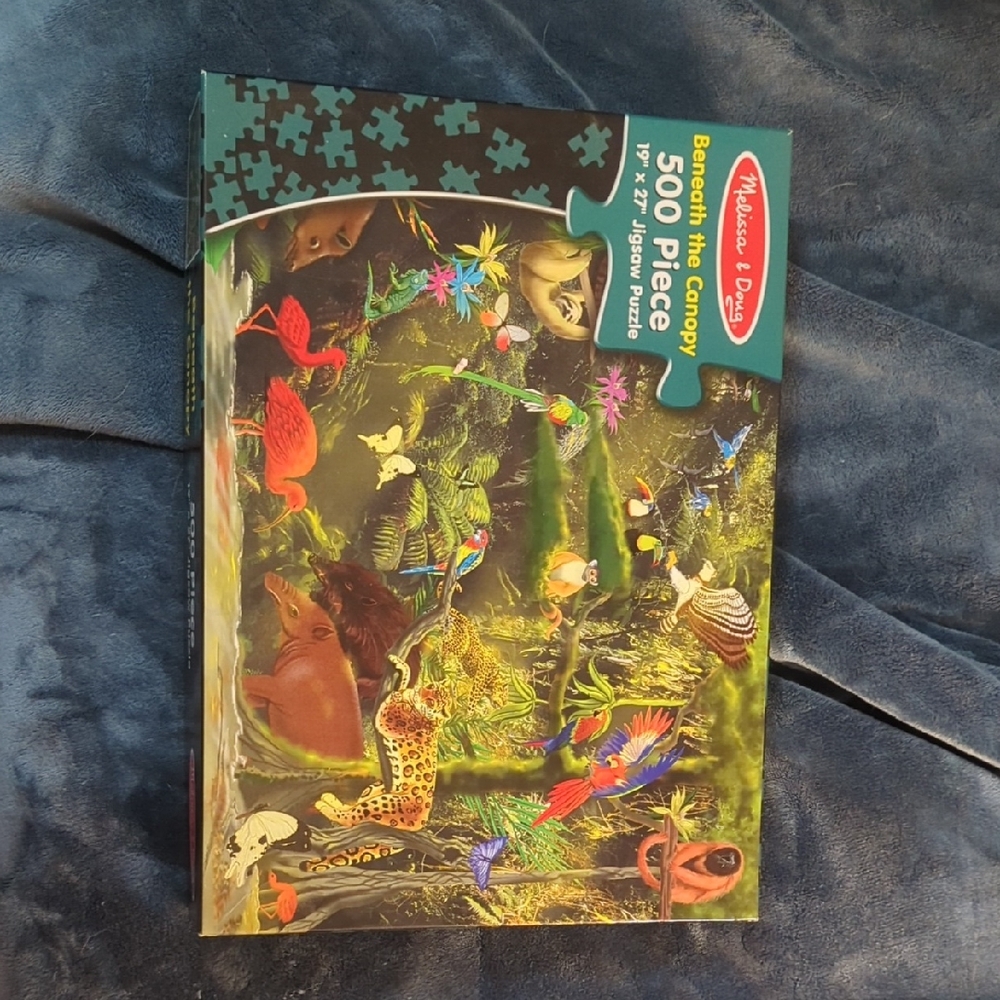 Melissa & Doug Jungle Adventure 500 Piece Puzzle